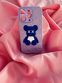 iPhone 14 Pro Kaws Kabartmalı Telefon Kılıfı