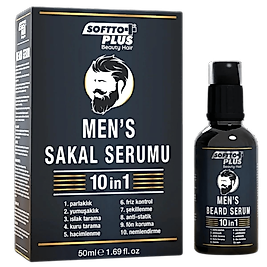 Softto Plus Mens's Sakal Serumu 10 In 1 50 Ml