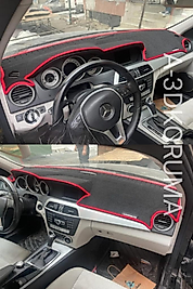 Mercedes W204  C180 2011 - 2015 Konsol Torpido 3D Koruma