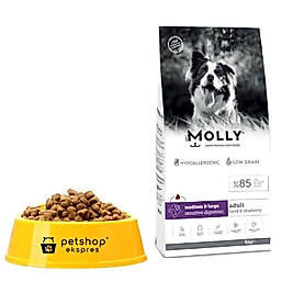 Molly Kuzu & Yaban Mersinli  Orta ve Büyük Irk Açık Yetşikin Köpek Maması