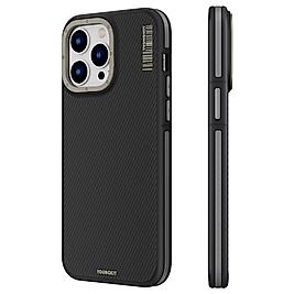 iPhone 15 Pro Max YoungKit 600D Kevlar Serisi Magsafe Uyumlu Kılıf - Gri