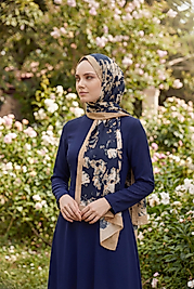 Spring Çiçekli Desenli Şal