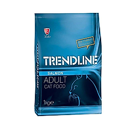 TRE-175 Trendline Somonlu Kedi Maması 1 kg  (Orjinal Kapalı Paket) - 8698995011662