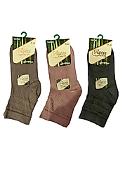 Kadın Ayess Bambu Patik Çorap 12 Adet