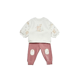 Little Deer 2'li Bebek Takım Mint