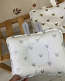 Gri/Mickey mouse Düz kafa yastığı
