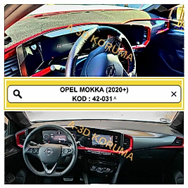 Opel Mokka 2020+ Konsol Torpido A3D Koruma Koruyucu Kılıf