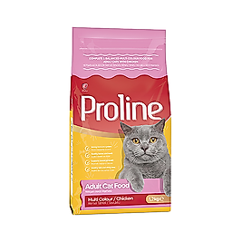 Proline Renkli Tavuk Etli Yetişkin Kedi Maması (1,2 kg)