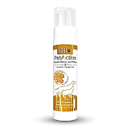 Bio Pet Active Bal Özlü Köpük Yıkama Kuru Şampuan 200 ml