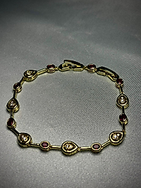 pembe damlalı bileklik