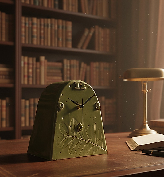Yeşil Büyük Masa Saati MS029