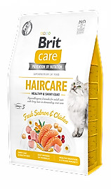 BRIT CARE HAIRCARE 2KG (Tavuklu ve Somon Balıklı - Tüy Sağlığı ve Parlak Tüy)