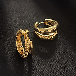 Marka Model Gold Çelik Küpe