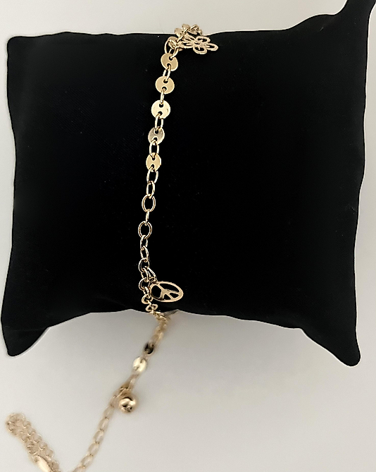 Xuping Rose-Gold Charmlı Halhal