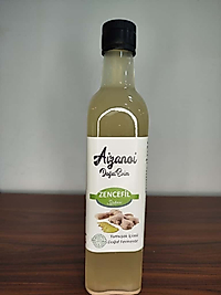 ZENCEFİLLİ ELMA SİRKESİ DOĞAL FERMENTE 500 ML CAM ŞİŞE