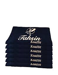 Logo nakış işlemeli Kuaför Berber Güzellik Salonu Havlusu