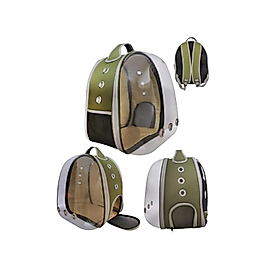 Lavista Astronot Kedi Köpek Taşıma Çantası Haki