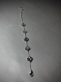 ekru desenli yonca bileklik