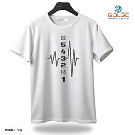 Motorcu Tarzı Baskılı Oversize Unisex Tişört