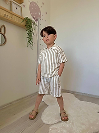 YENİ SEZON ÇİZGİLİ MÜSLİN TAKIM