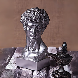Hermes Büst GÜMÜŞ 14x31cm.