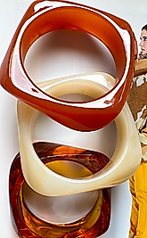 Retro Kare Özel Tasarım Bilezikler