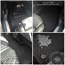 Peugeot 5008 Akıllı Premium Eva Oto Paspas (Aksesuarlar Fiyata Dahil Değildir)