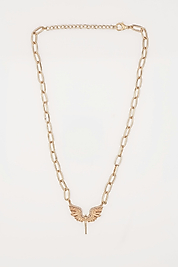 Gold Angel Zirkon Taşlı Kolye