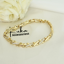 14K Forewer Xuping Çelik Bileklik