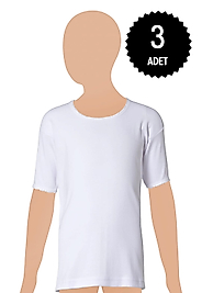 Gümüş 3029 Kız Çocuk Ribana Fanila 3 lü Paket