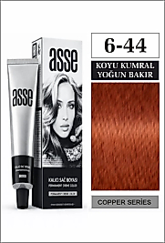 ASSE SAÇ BOYASI 60 ML. (6-44 KOYU KUMRAL YOĞUN BAKIR)