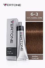 VERTONE SAÇ BOYASI 60 ML. (6-3 KOYU KUMRAL DORE)