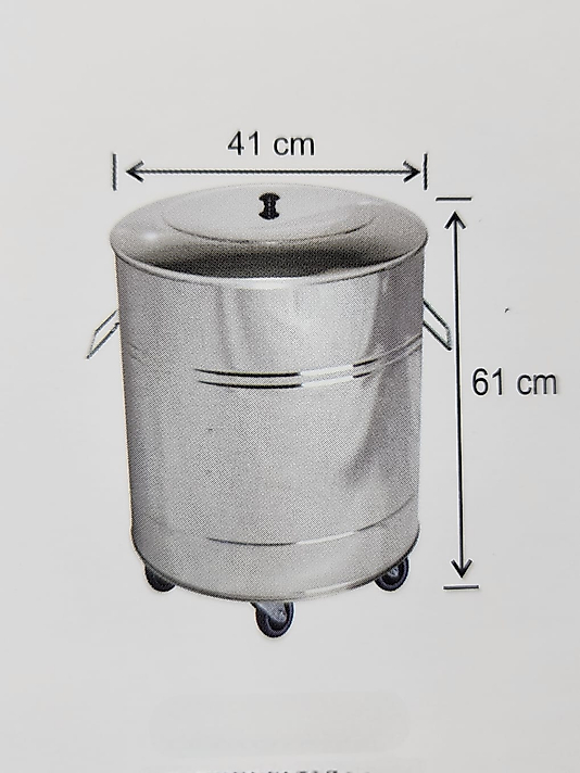 Paslanmaz 430 Kalite Gıdaya Uygun Kap 50 LT
