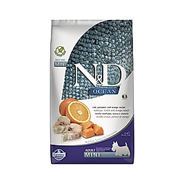 N&D Tahılsız, Okyanus Balıklı & Bal Kabaklı Küçük Irk Yetişkin Köpek Maması (2,5 kg)