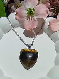 Jade'm Gold Kaplangözü Doğaltal Kolye