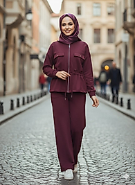 Bordo İkili Takım Oysho