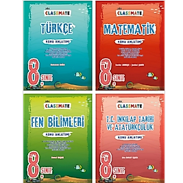 Okyanus Yayınları 8.Sınıf Classmate Türkçe-Matematik-Fen Bilimleri-İnkılap Tarihi Konu Anlatımı 2025