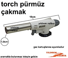 TORCH PÜRMÜZ ÇAKMAK UZUN TİP MANGAL ATEŞLEYİCİ APARAT