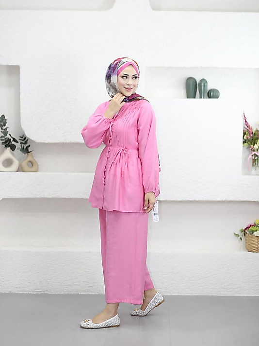 Poplin Pembe Renk Takim