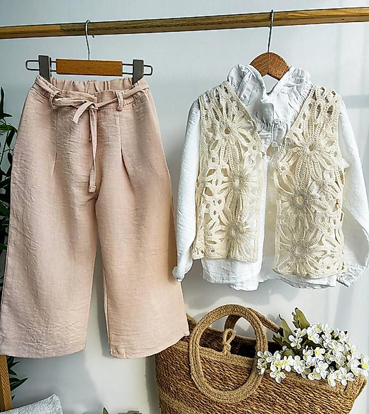 Süzene Yelekli Kız Çocuk Takım