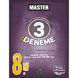 Okyanus Yayınları 8. Sınıf Master 3 Deneme