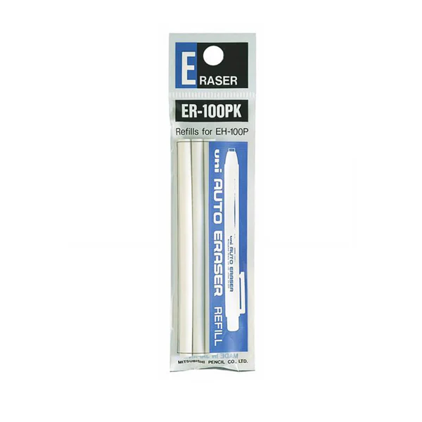 UNİBALL KALEM SİLGİ YEDEĞİ 3LÜ BEYAZ ER-100PK