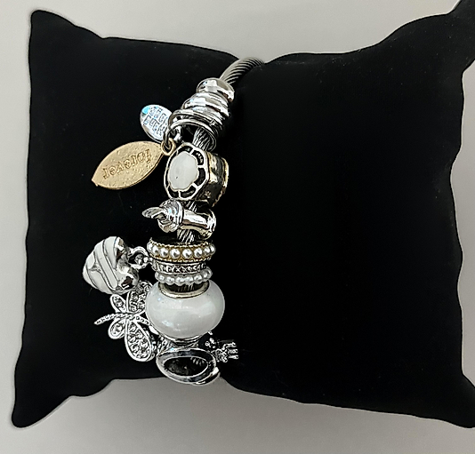 Silver Charmlı Pandora Bileklik