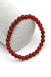 Akik Doğal Taş Bileklik  6 mm Küre