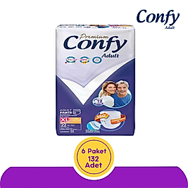 Confy Emici Külot Hasta Bezi Extra Büyük(XL) 22'li 132 Adet
