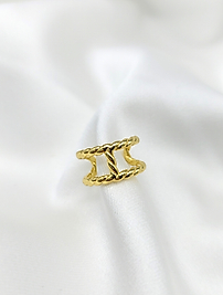 Örgü Model Çelik Ear Cuff (kıkırdak küpe)