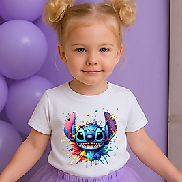 Stitch Splash Tasarım – Çocuk Tişörtü