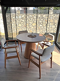 DEMET MASA TAKIM 105 AHŞAP ASTRA SANDALYE