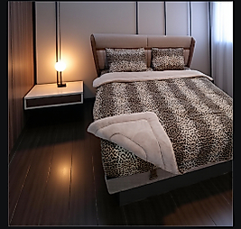 BATTAL BOY WELSOFT UYKU SETİ LEOPAR