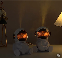 Astronot Buhurdanlık & Oda Nemlendirici | Gece Lambası
